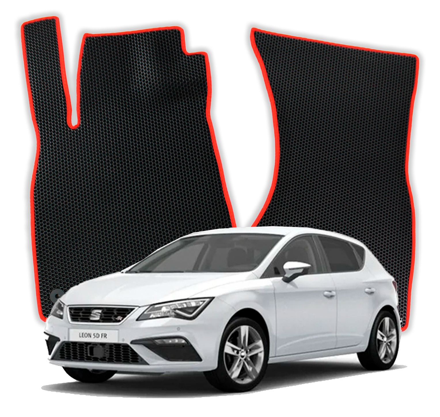OMEVO EVA Koberečky pro Seat Leon 5F 3 gen Hatchback 5 dveří (2012-2020)