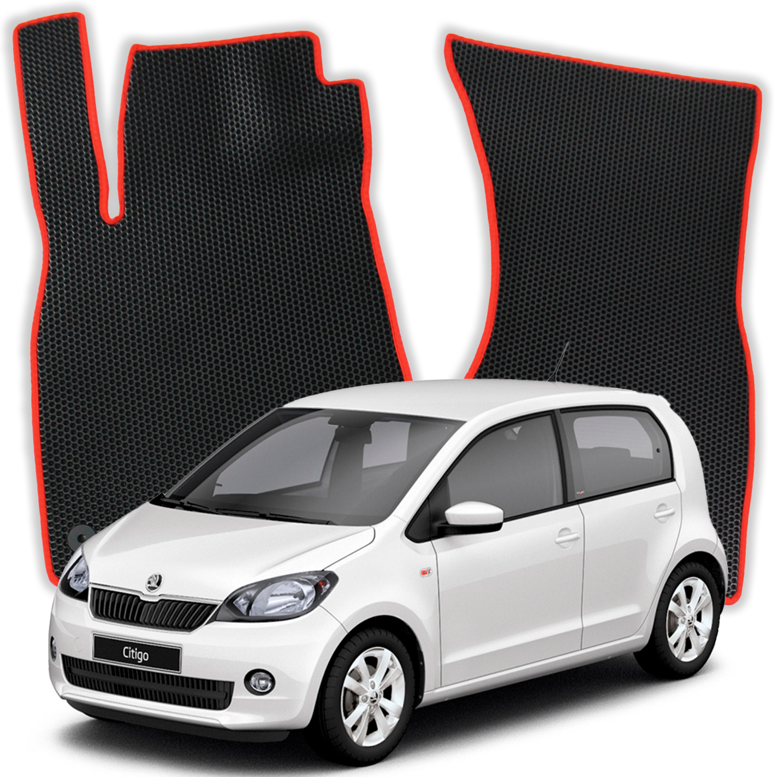 OMEVO EVA Koberečky pro Škoda Citigo UP 1 gen Hatchback 5 dveří (2011-2019)