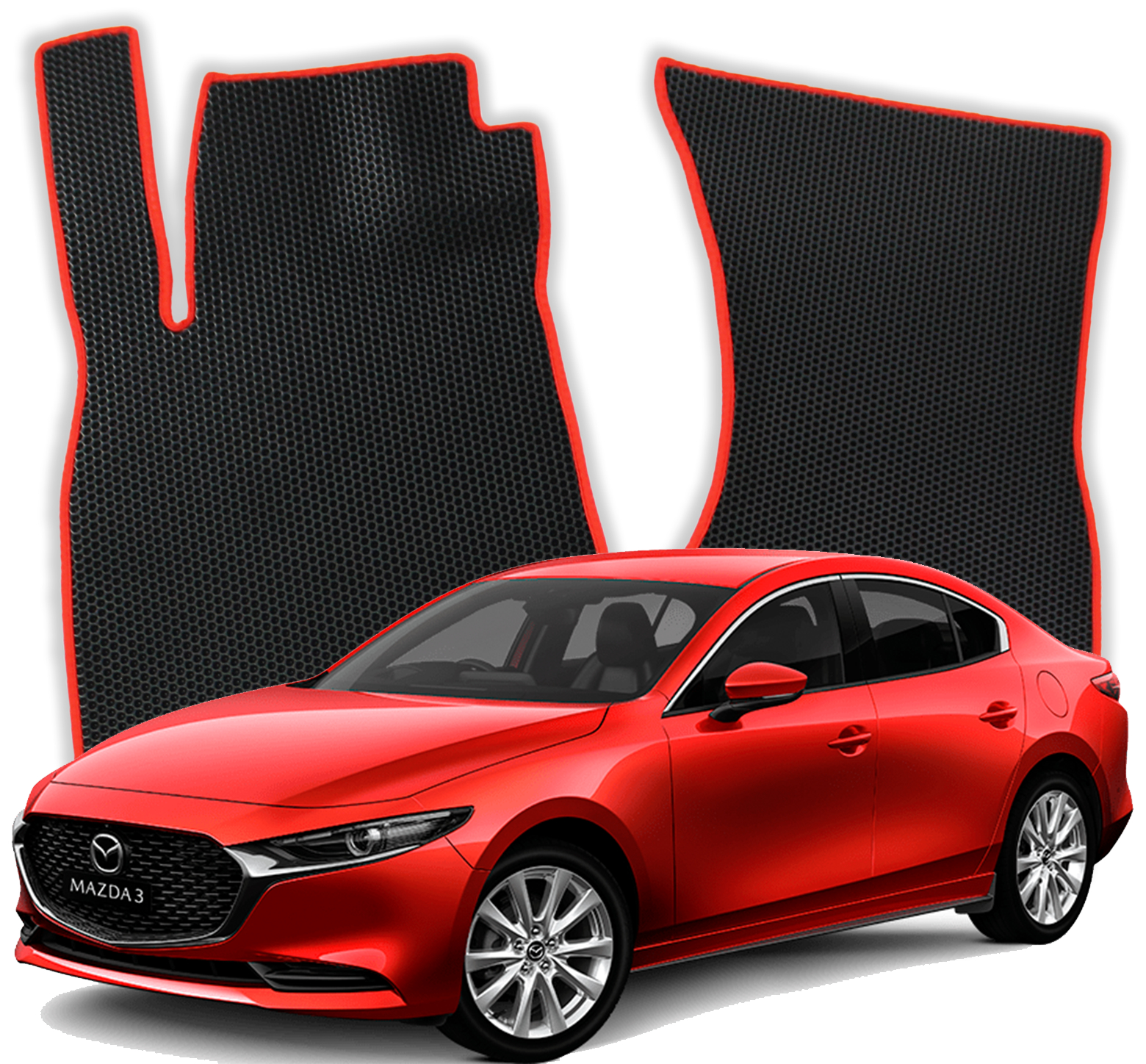 OMEVO EVA Koberečky pro Mazda 3 BP 4 gen Sedan (2019-2025)