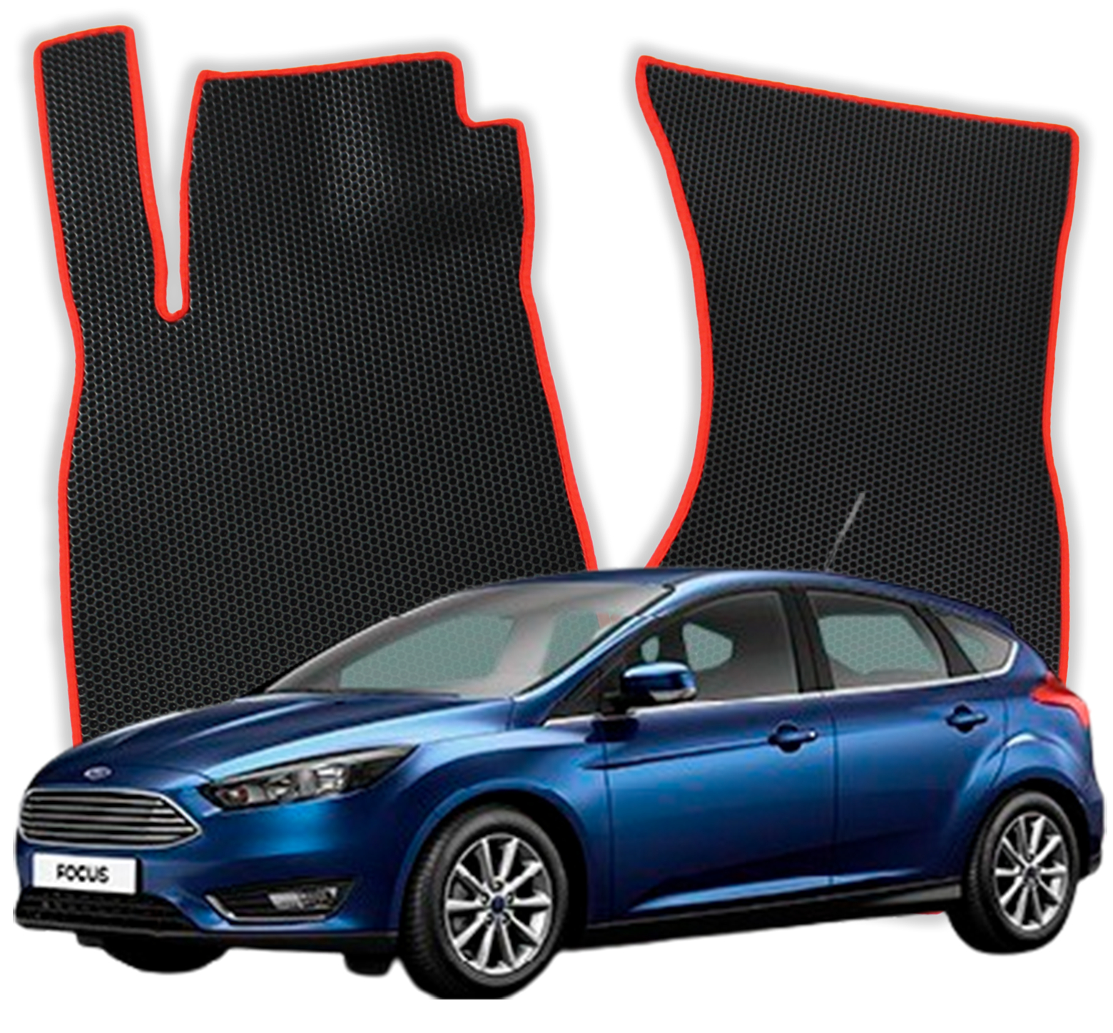 OMEVO EVA Koberečky pro Ford Focus 3 gen Hatchback 5 dveří (2010-2019)