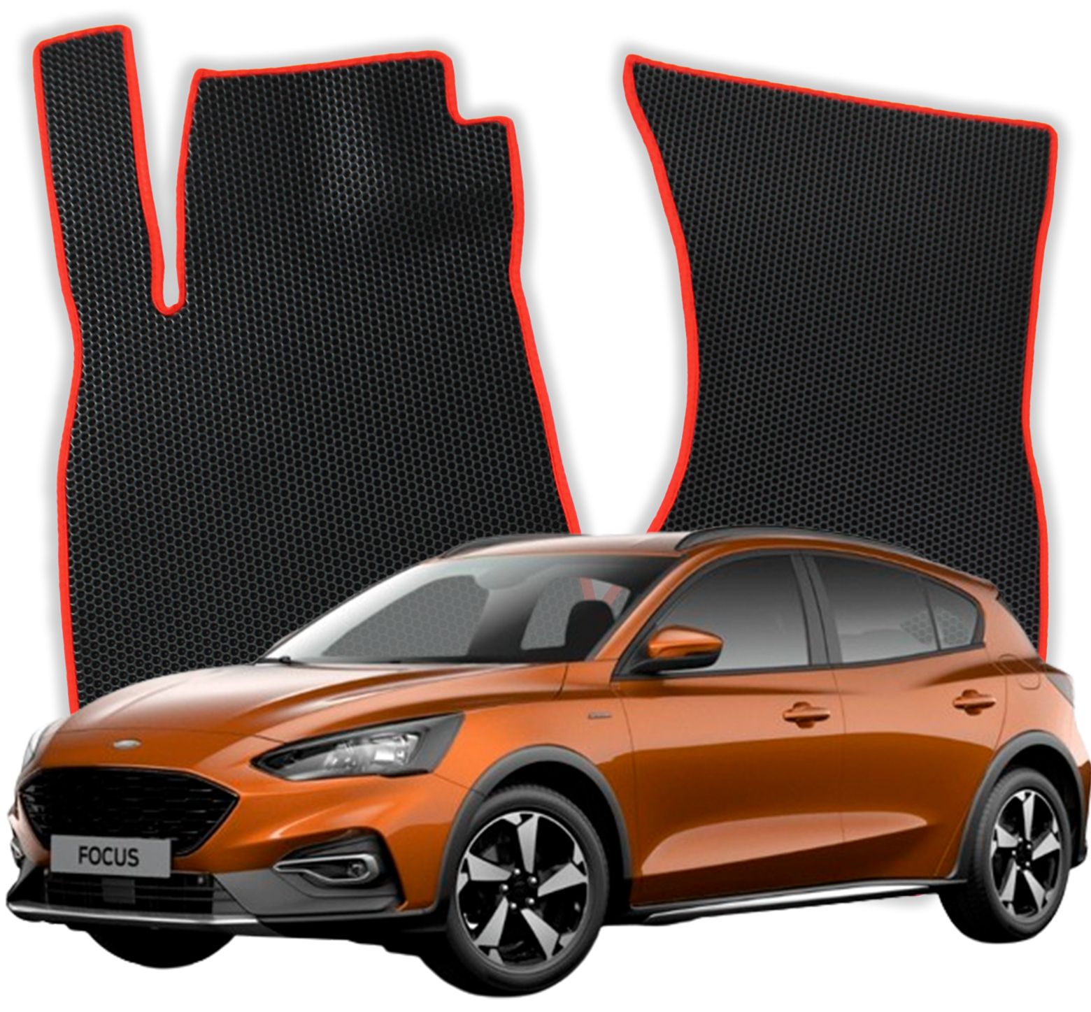 OMEVO EVA Koberečky pro Ford Focus 4 gen Hatchback 5 dveří (2018-2025)