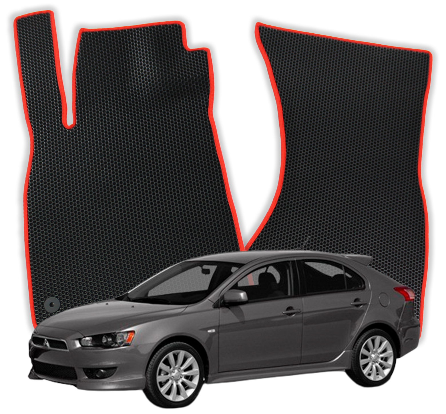 OMEVO EVA Koberečky pro Mitsubishi Lancer 8 gen Hatchback 5 dveří (2007-2016)