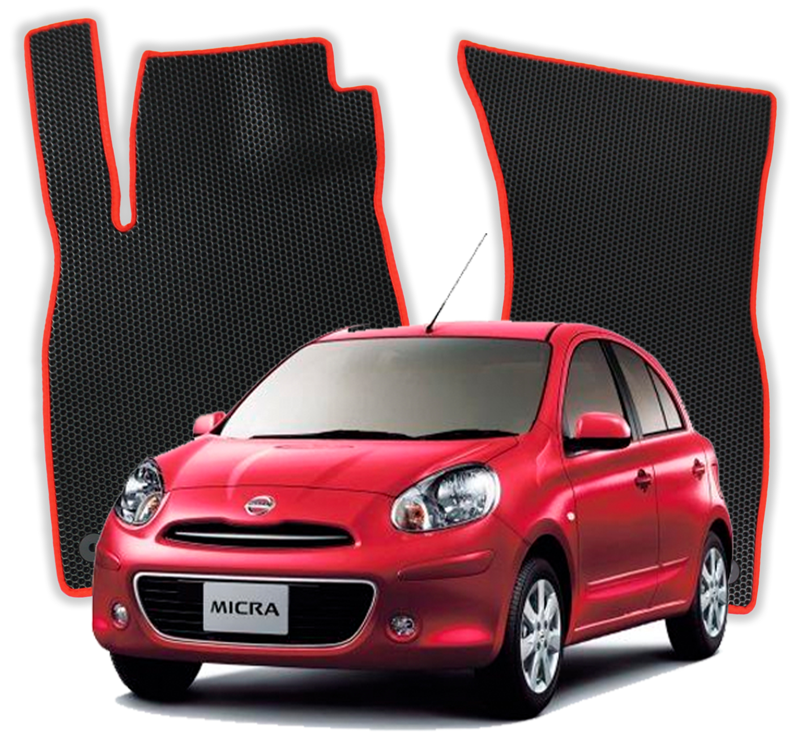 OMEVO EVA Koberečky pro Nissan Micra K13 4 gen Hatchback 5 dveří (2010-2016)
