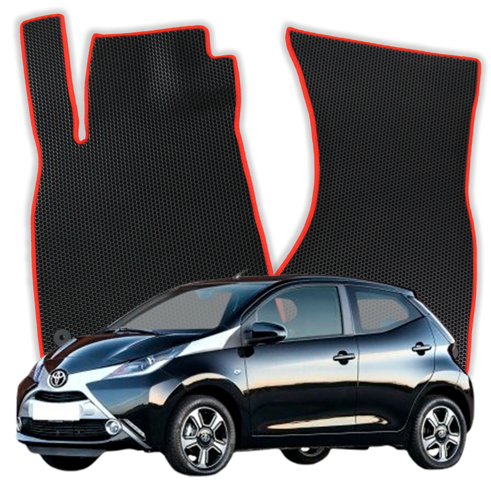 OMEVO EVA Koberečky pro Toyota Aygo AB40 2 gen Hatchback 5 dveří (2014-2022)