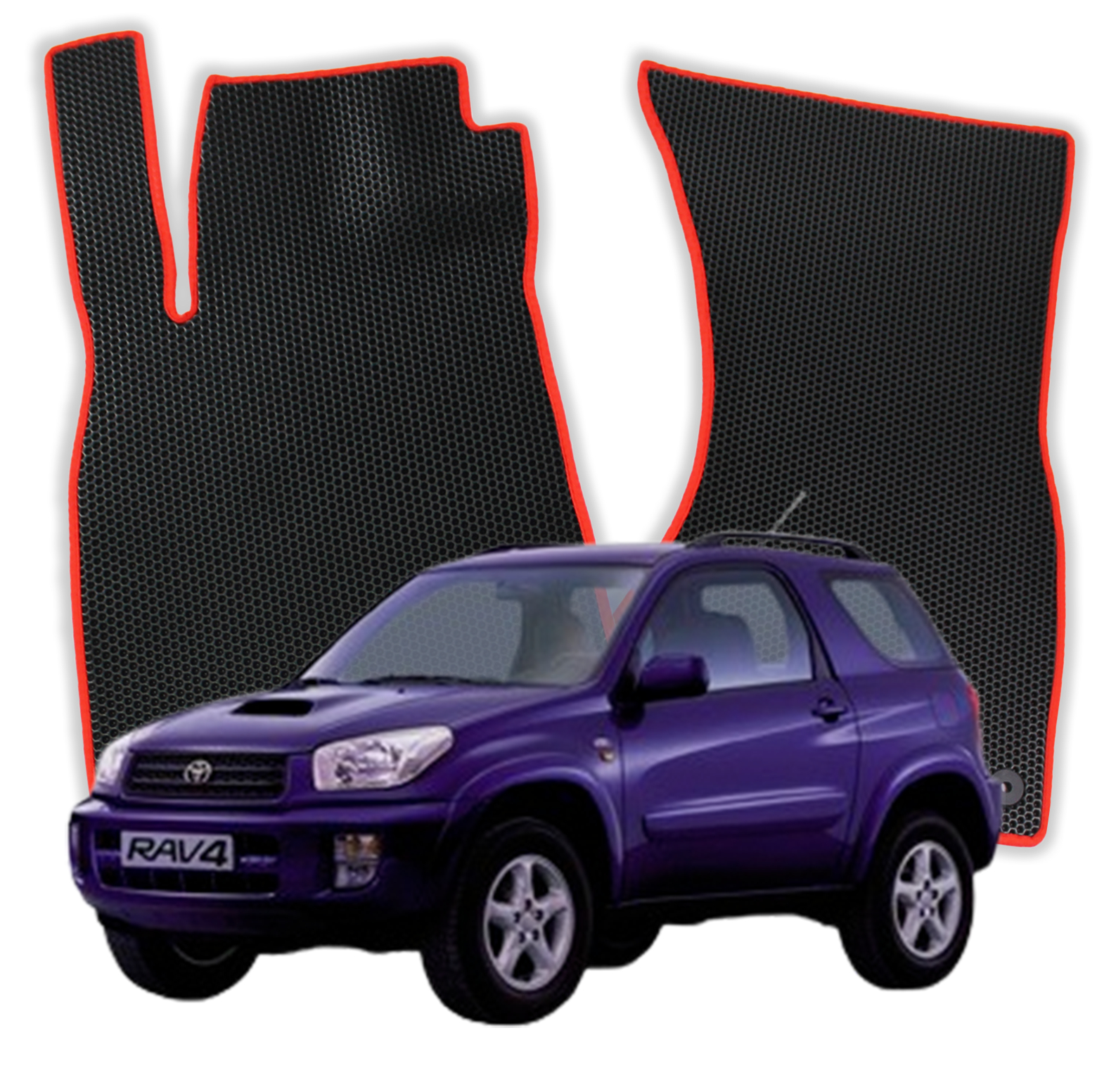 OMEVO EVA Koberečky pro Toyota RAV 4 XA20 2 gen SUV 3 dveře (2000-2005)