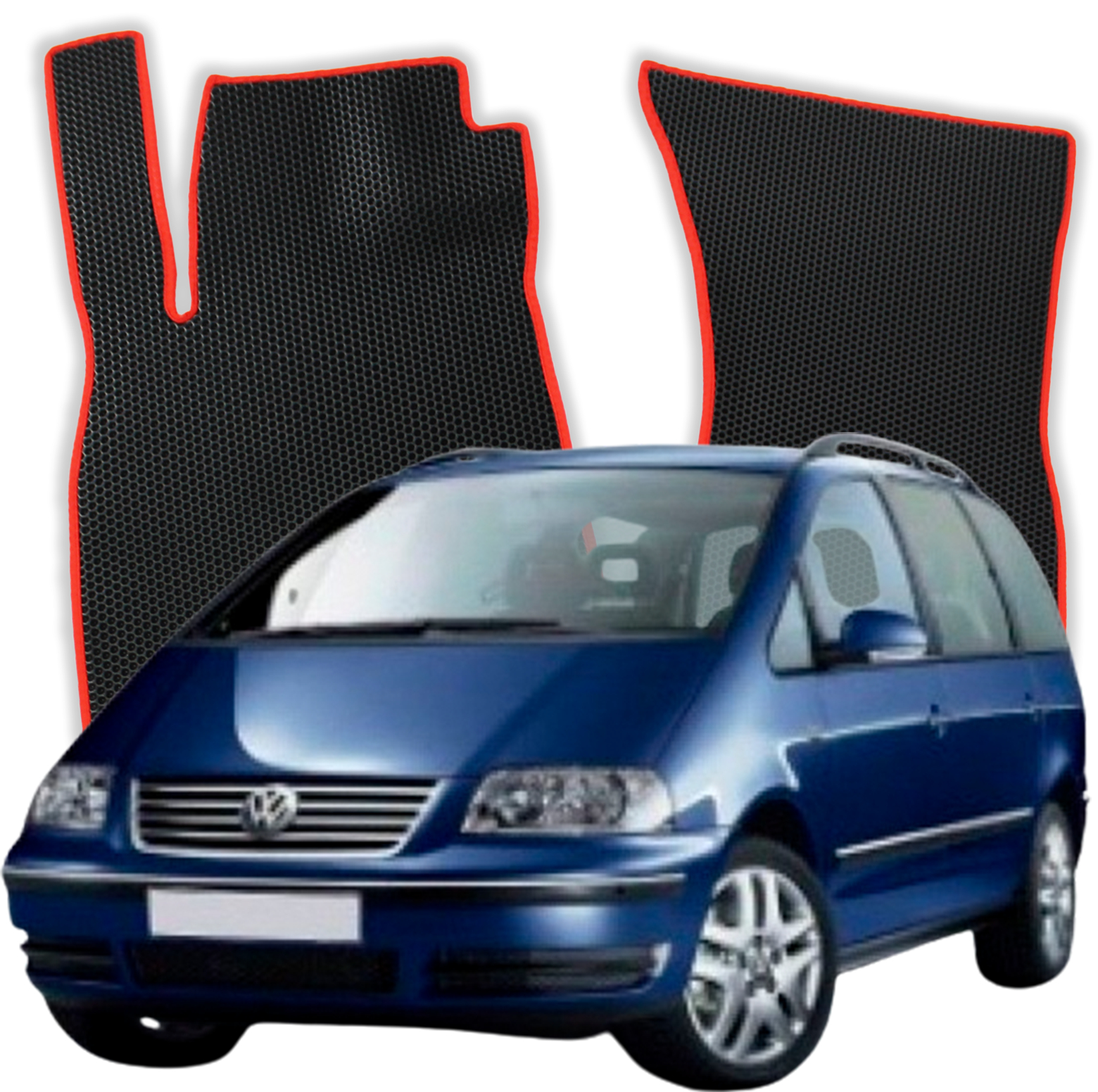 OMEVO EVA Koberečky pro Volkswagen Sharan 7 místný 7M 1 gen Minivan (1995-2011)