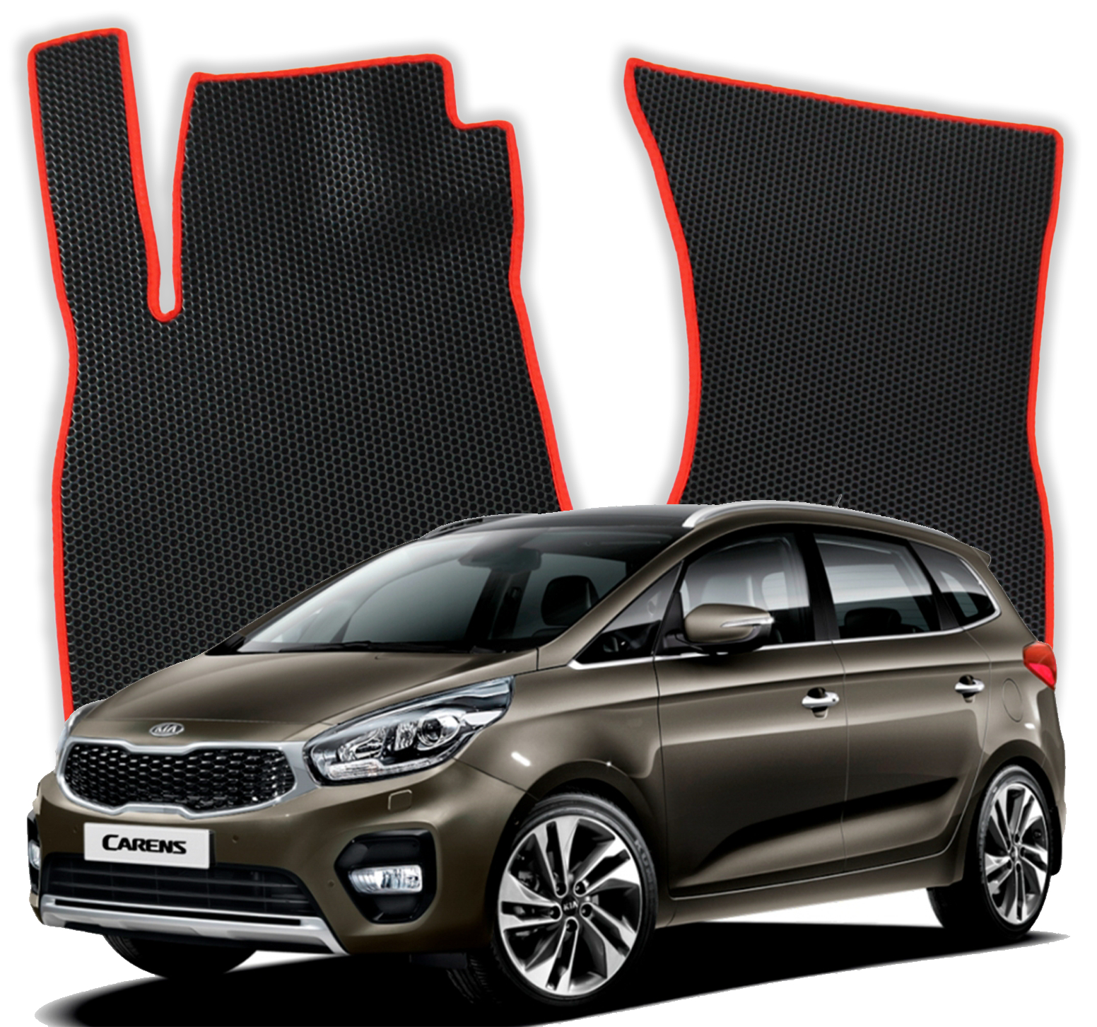 OMEVO EVA Koberečky pro Kia Carens 4 gen Minivan (2013-2019)
