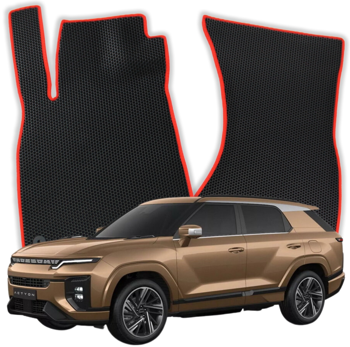 OMEVO EVA Koberečky pro SsangYong/KGM Actyon 3 gen SUV (2024-2025)