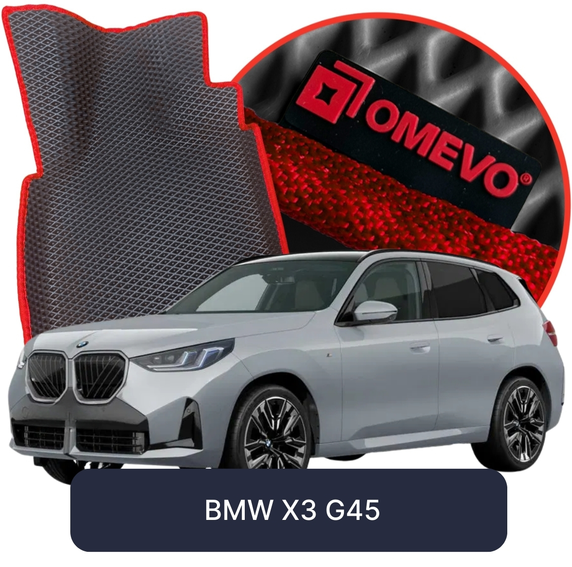 OMEVO 5D Pro Koberečky do BMW X3 G45 4. gen SUV (2024-2025)
