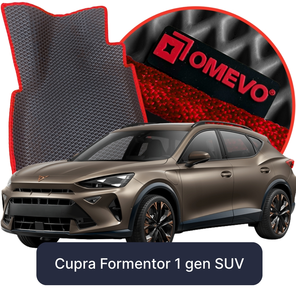 OMEVO 5D Pro Koberečky do Cupra Formentor 1. gen SUV (2020-2025)