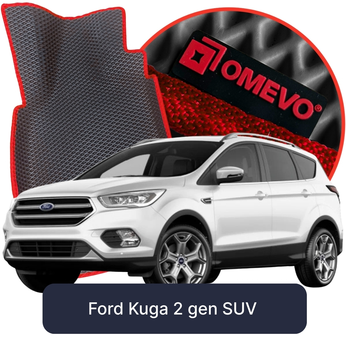 OMEVO 5D Pro Koberečky do Ford Kuga 2. gen SUV (2012-2019)