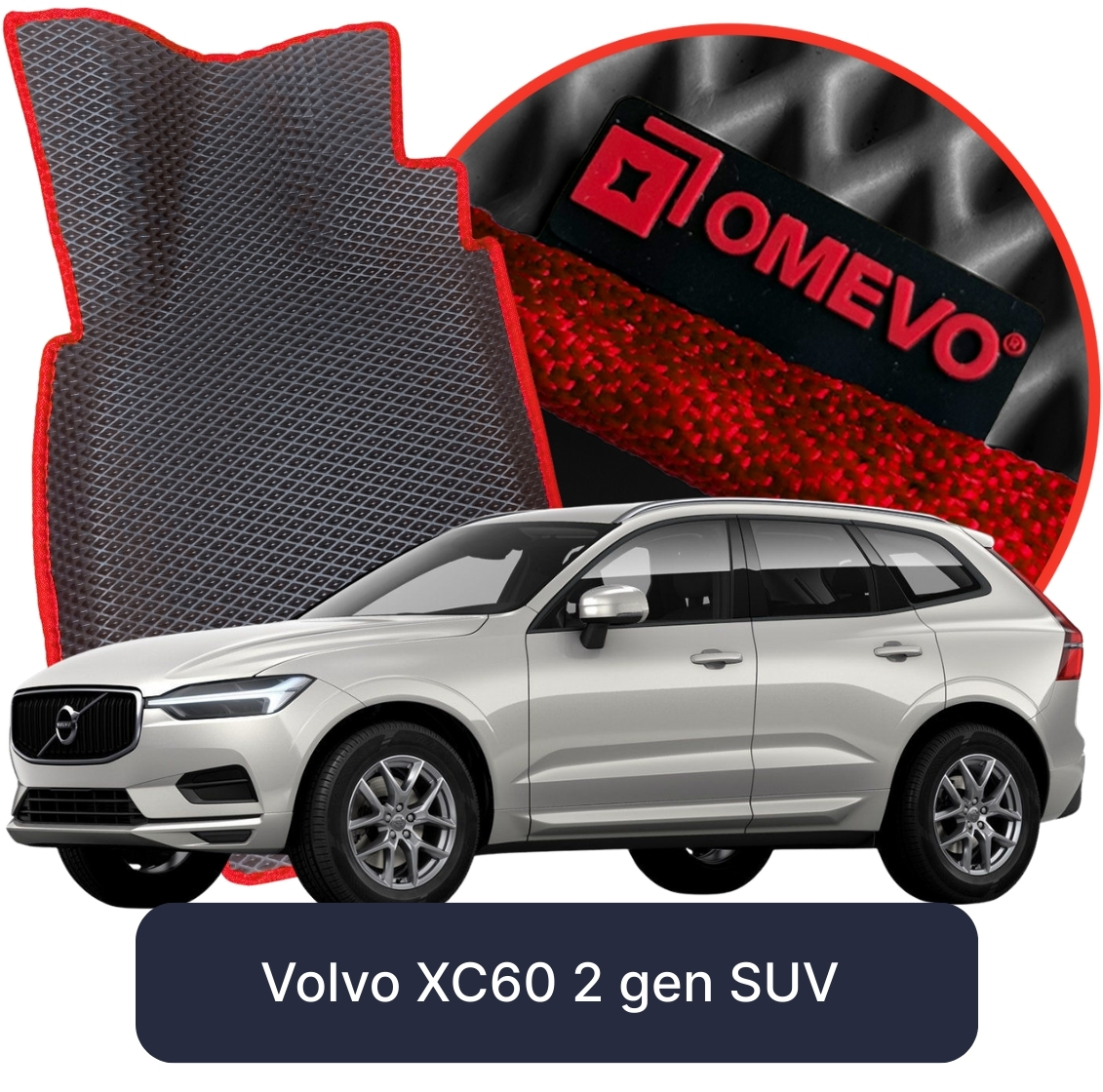 OMEVO 5D Pro Koberečky do Volvo XC60 2. gen SUV (2017-2025)