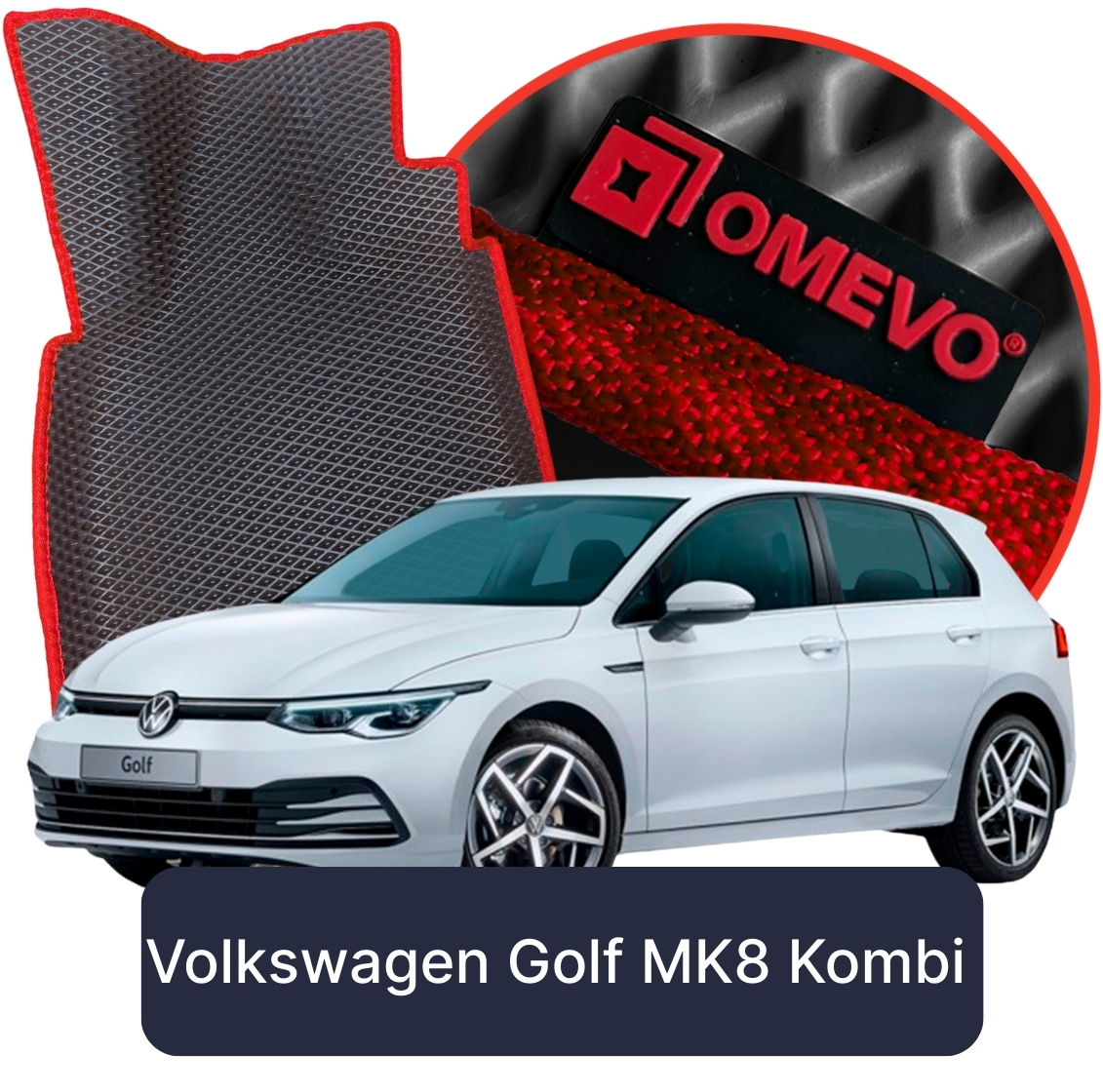 OMEVO 5D Pro Koberečky do Volkswagen Golf MK8 8. gen Kombi 5 dveří (2019-2025)