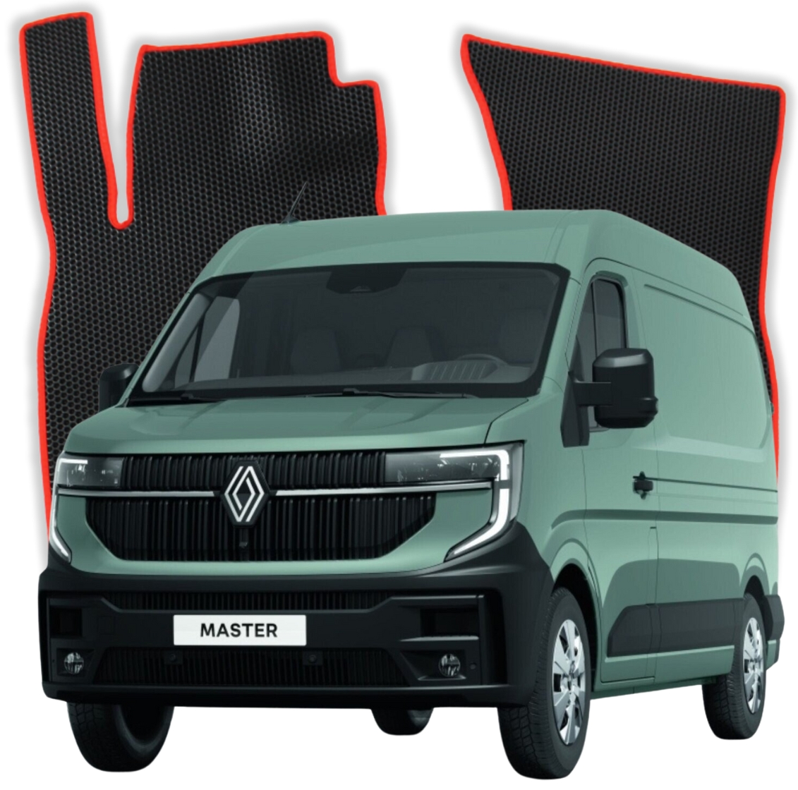 OMEVO EVA Koberečky pro Renault Master 3-místný 4gen furgon (2024-2025)