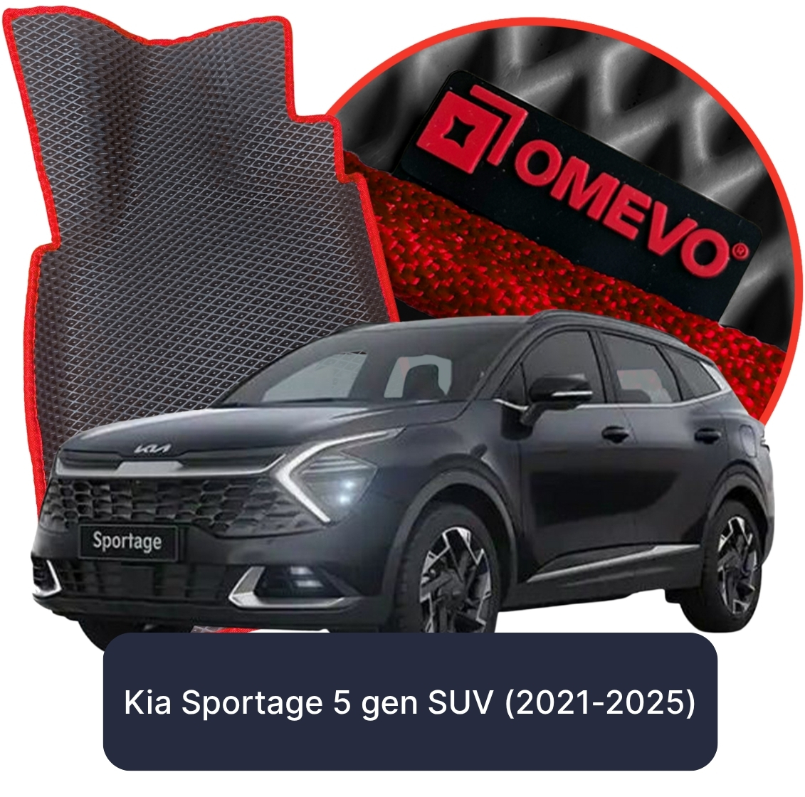 OMEVO 5D Pro Koberečky do Kia Sportage 5 gen SUV (2021-2025)
