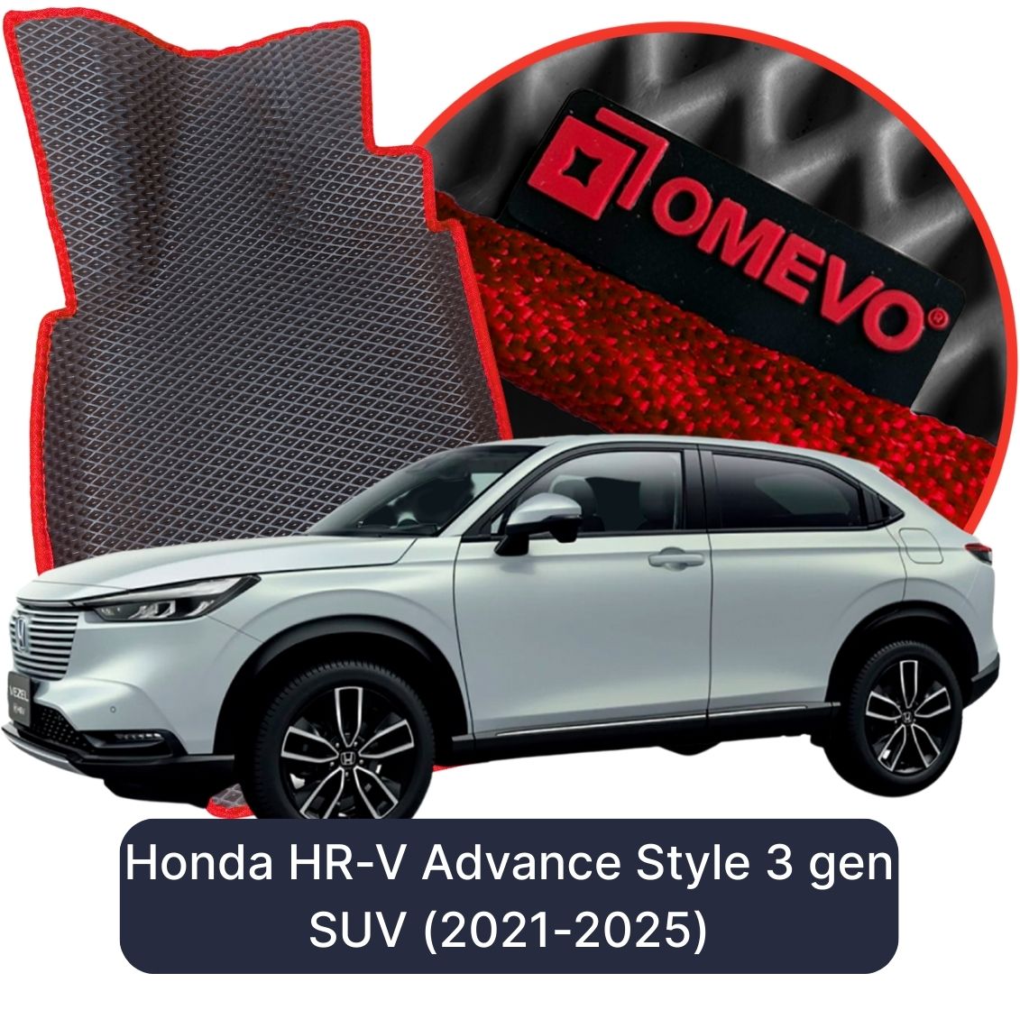 OMEVO 5D Pro Koberečky do Honda HR-V Advance Style 3. generace SUV (2021-2025)