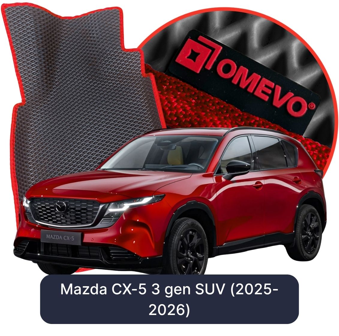 OMEVO 5D Pro Koberečky do Mazda CX-5 3 gen SUV (2025-2026)