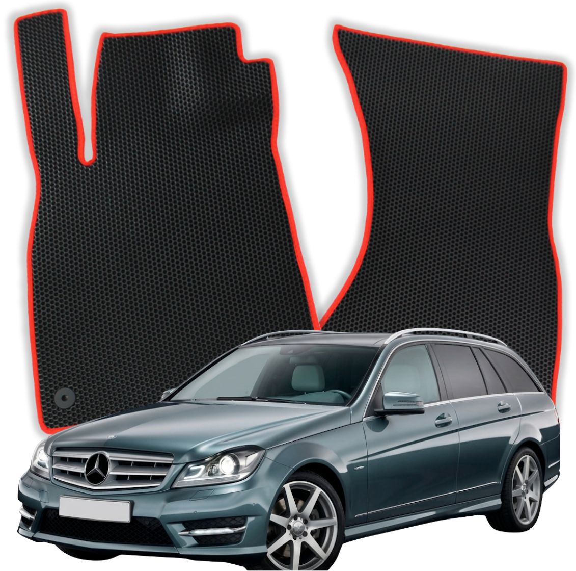 OMEVO EVA Koberečky pro Mercedes-Benz C Třída C180 W204 3 gen Kombi (2007-2014)