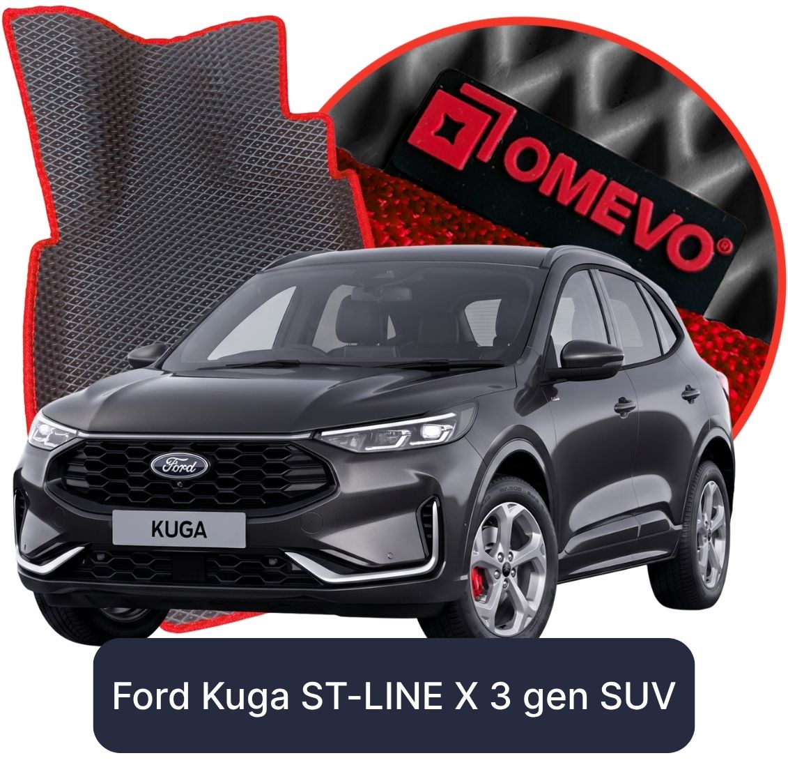 OMEVO 5D Pro Koberečky do Ford Kuga ST-LINE X 3 gen SUV (2019-2026)